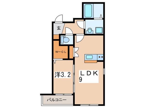 サントリーニ横浜の物件間取画像